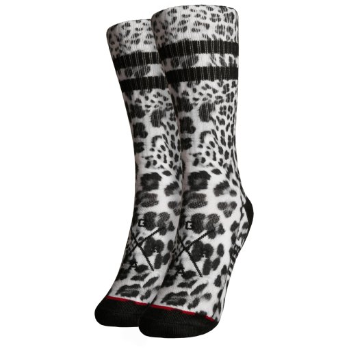 Photo produit de Loose Riders Chaussettes Techniques - Snow Leopard White Black
