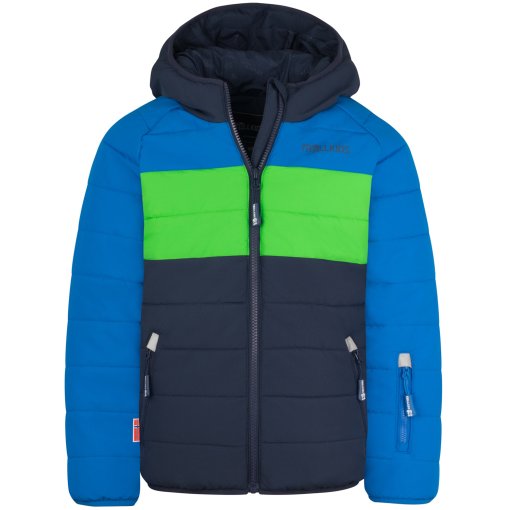 Foto de Trollkids Chaqueta Esquí Niño - Hafjell PRO - Navy/Medium Blue/Verde