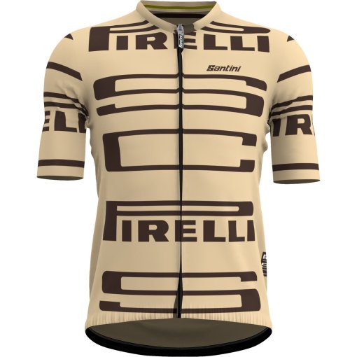 Foto de Santini Maillot de Manga Corta Unisex - Pirelli Sport Club RE94075CPIREL - beige BG