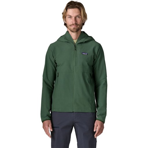 Foto de Patagonia R1 TechFace Chaqueta con capucha para hombres - Canopy Green