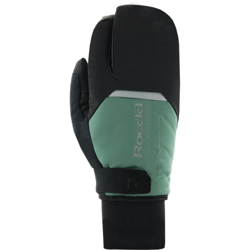 Foto de Roeckl Sports Guantes Ciclismo - Villach 3 Trigger - black/silver pine 9070