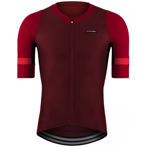Foto de Etxeondo Maillot de Manga Corta Hombre - Mendi - Maroon/Red