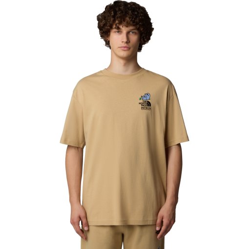 Foto de The North Face Camiseta Unisex - Mountain Cleanup Oversized - Khaki Stone