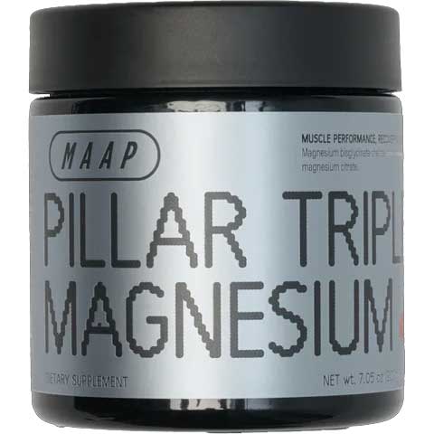 Foto de MAAP x PILLAR Performance Triple Magnesium Powder - suplemento - 200g