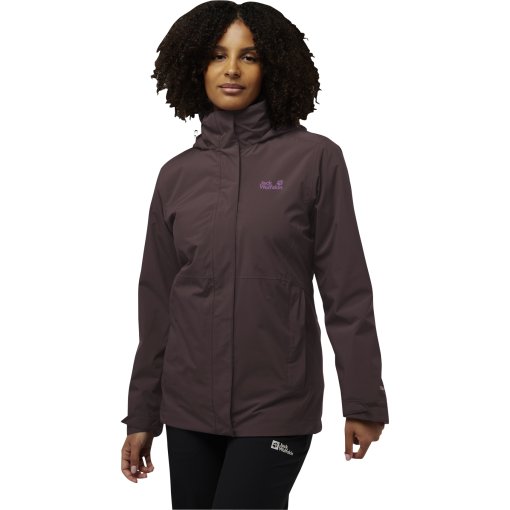 Picture of Jack Wolfskin Rotwand 3In1 Jacket Women - sheer plum