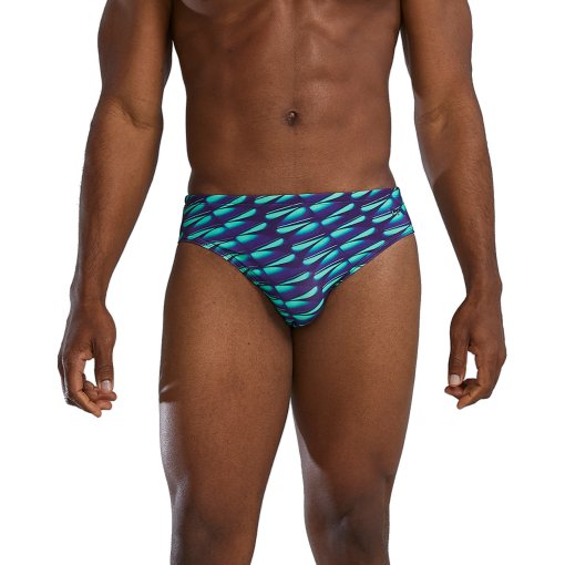 Produktbild von TYR Dragonflyte Durafast Elite® Badeslip Herren - green/navy