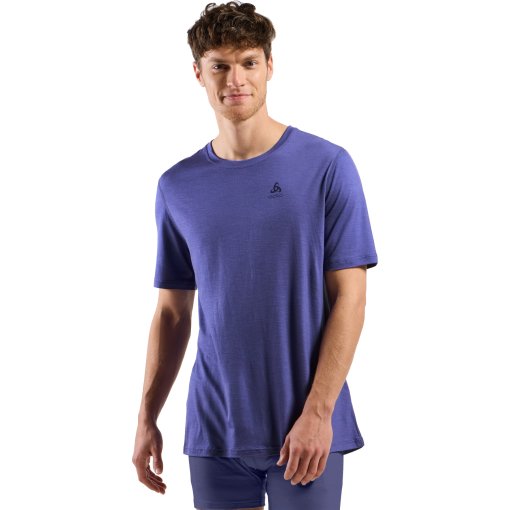 Foto de Odlo Camiseta Interior Hombre - Natural Merino 160 - skipper blue