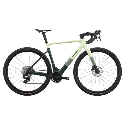 Foto de SCOTT Bicicleta Eléctrica Gravel Carbono - SOLACE GRAVEL 30 - 2027 - cream green/grove green