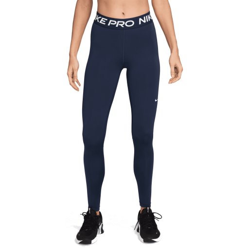 Foto de Nike Mid-Rise Mallas Mujer - Pro - midnight navy/white CZ9779-410