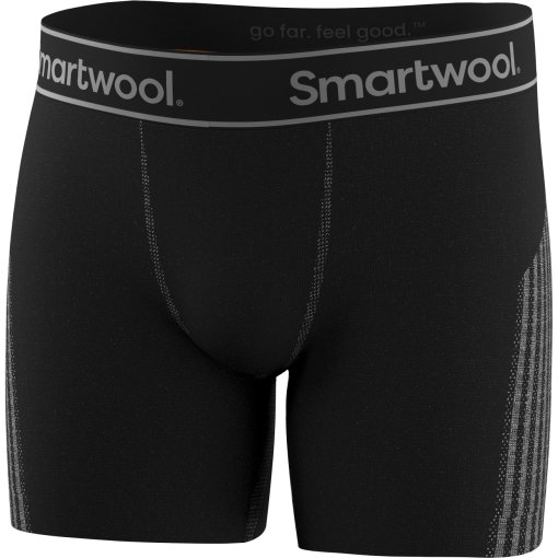 Produktbild von SmartWool Intraknit Boxed Boxershorts Herren - 001 black
