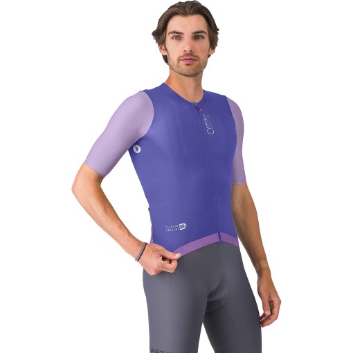 Photo produit de Castelli Corretto Maillot Hommes - ultraviolet/purple mist-white 501