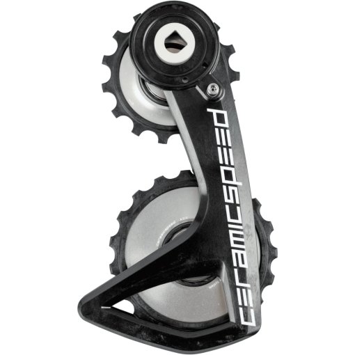 Productfoto van CeramicSpeed OSPW RS Derailleurwieltjesysteem - Alpha Disc | voor SRAM RED D1/E1 / Force D1 AXS V2 - zilver | Team Edition