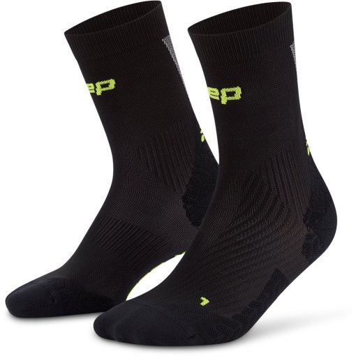 Foto de CEP Calcetines de Compresión Hombre - Core Run Ultralight Mid Cut - negro/gris