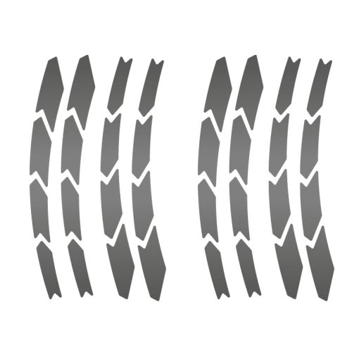 Immagine prodotto da rie:sel design re:flex - Set di Adesivi per Cerchioni Riflettenti - stealth