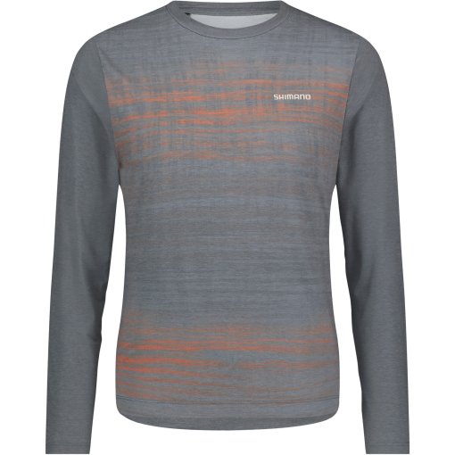 Immagine prodotto da Shimano Maglia MTB Maniche Lunghe Uomo - Spazio Printed - grigio