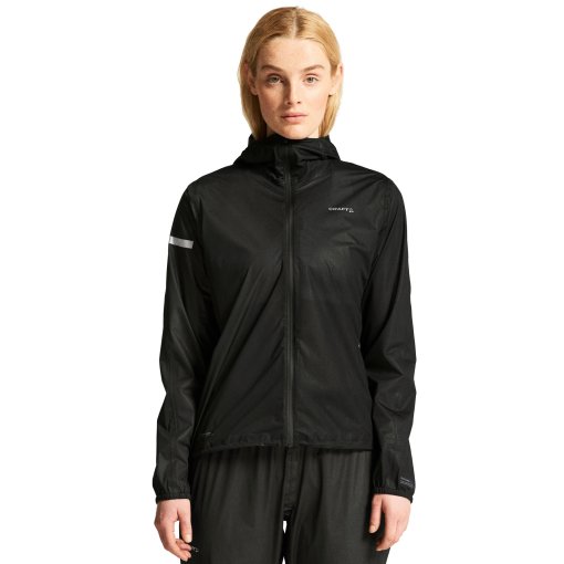 Produktbild von CRAFT Pro Hydro Lightweight Laufjacke Damen - Schwarz/Schwarz