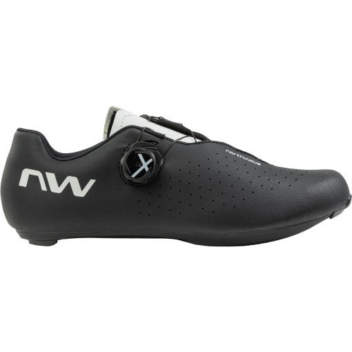 Picture of Northwave Sonic Plus Road Shoes - Wide - black/light grey 120