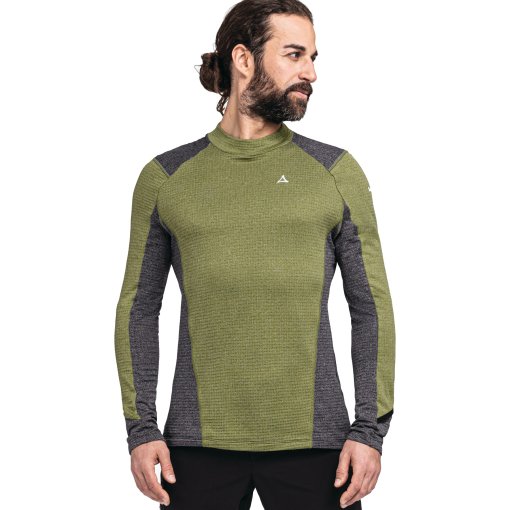 Photo produit de Schöffel T-Shirt Manches Longues Homme - Cristallo - calla green 6335