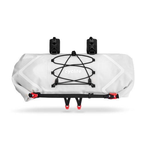 Photo produit de Cyclite Sacoche de Guidon - Handle Bar Roll Bag / 02 - 12,6L - Gris clair