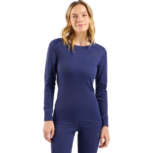 Foto de Odlo Camiseta Interior Manga Larga Mujer - Active X-Warm - skipper blue