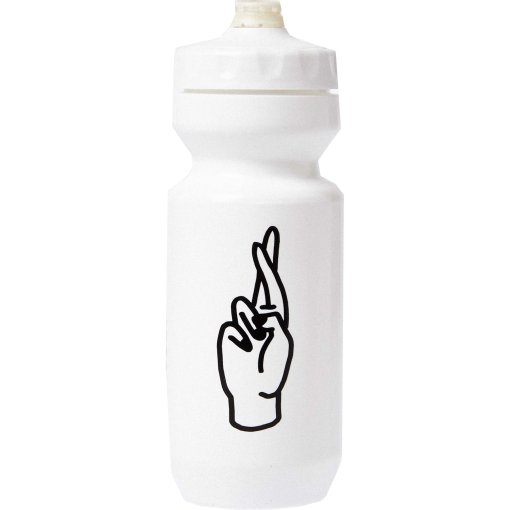 Produktbild von FINGERSCROSSED Bidon Trinkflasche 650ml - All White