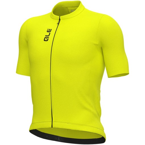Productfoto van Alé PRAGMA Color Block Fietstrui Heren - fluo yellow