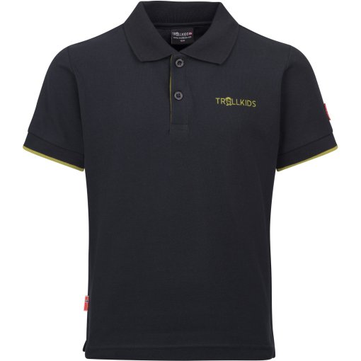 Photo produit de Trollkids Polo Enfant - Bergen XT - Black/Pear Green