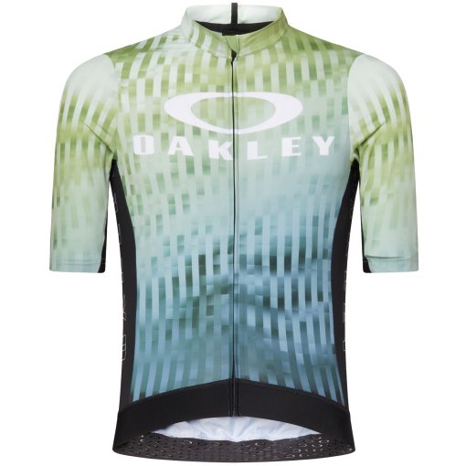Productfoto van Oakley Icon Training Fietsshirt heren - Green Glitch Print