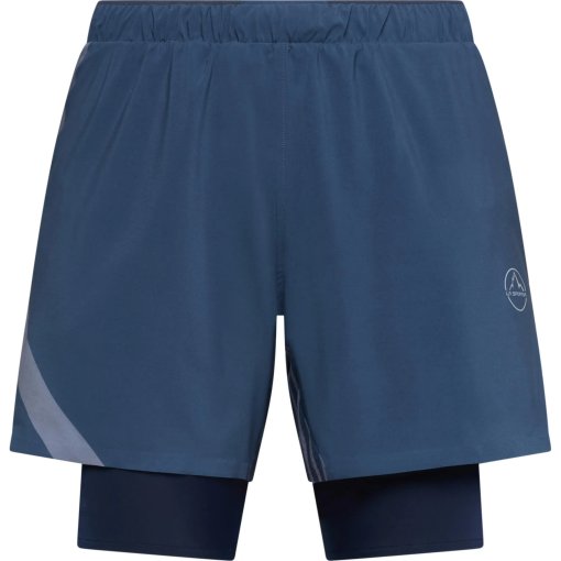 Picture of La Sportiva Flow 5&quot; 2-in-1 Shorts Men - Night Sky/Chalk
