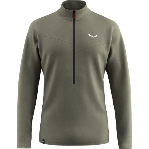 Foto de Salewa Camiseta de Manga Larga Hombre - Puez Cammino Polarlite Half Zip - faded green 5A50