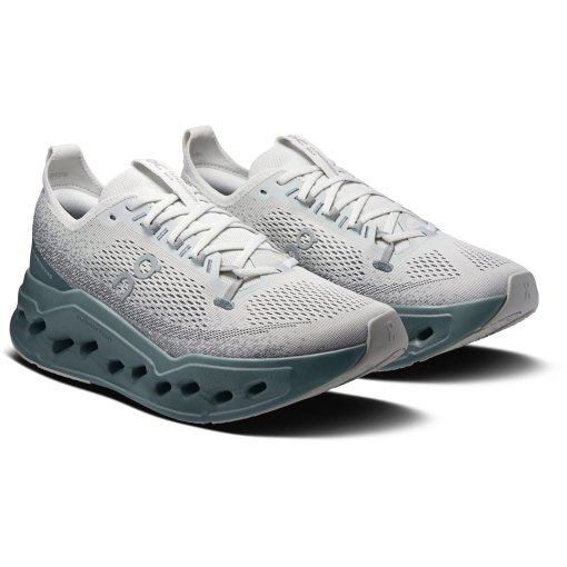 Photo produit de On Chaussures Running Homme - Cloudsurfer Max - Iceberg | Olive