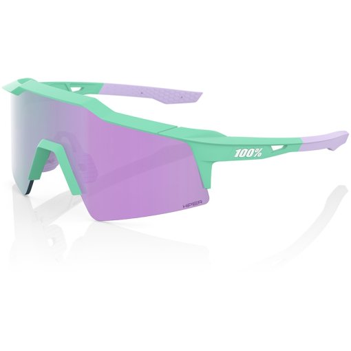 Foto de 100% Gafas - Speedcraft SL - Soft Tact Mint - HiPER Lavender Mirror | Clear