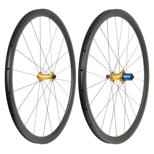 Photo produit de Tune TSR 35 Paire de roues - 28&quot; | Mig / Mag | Standard Bearings | Clincher | QR 100 / 130 - XDR - or - Offre spéciale
