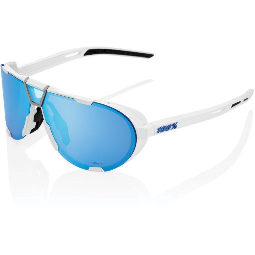 Foto de 100% Gafas - Westcraft - Soft Tact White - HiPER Blue Multilayer Mirror | Clear