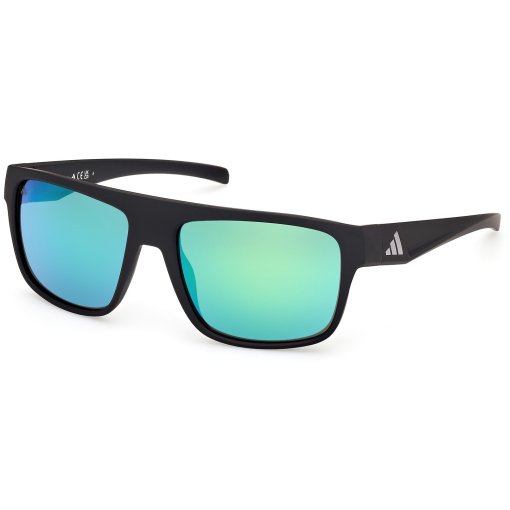 Produktbild von adidas Essentials ES0003 Brille - matte black / green mirror