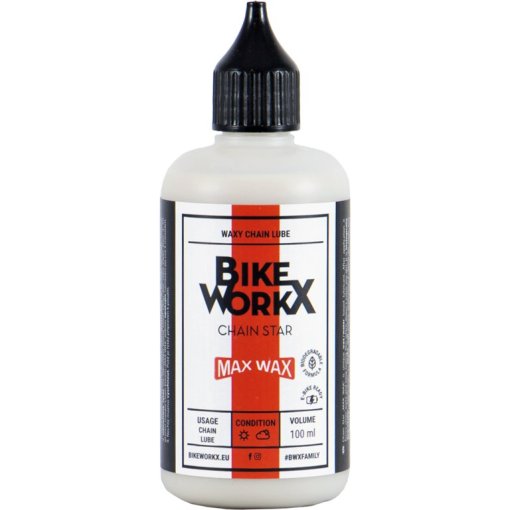 Produktbild von BikeWorkx Chain Star Max Wax - Wachs - Applikatorflasche - 100ml