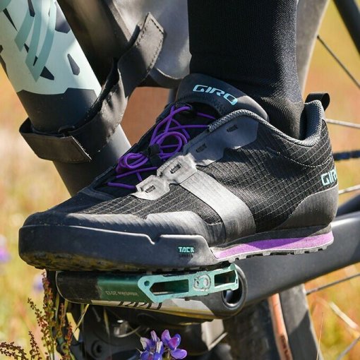 Giro Tracker Fastlace Flatpedal Shoes Women - harbor blue