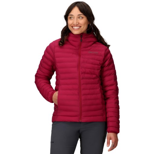 Photo produit de Marmot Veste à Capuche Femme - Echo Featherless - red mulberry