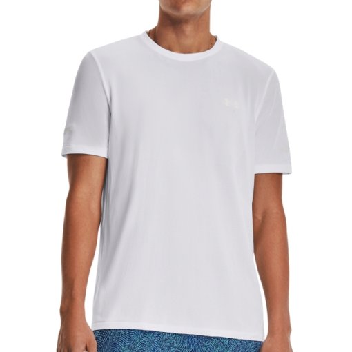Photo produit de Under Armour Haut à Manches Courtes Homme - UA Seamless Stride - Blanc/Reflective
