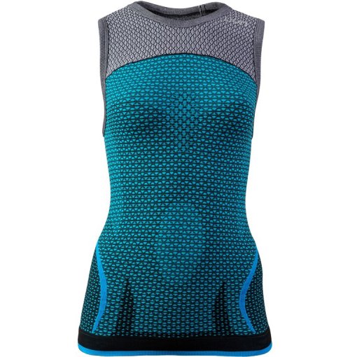 Foto de UYN Alpha Running Camiseta sin Mangas Mujer - Surf/Paloma