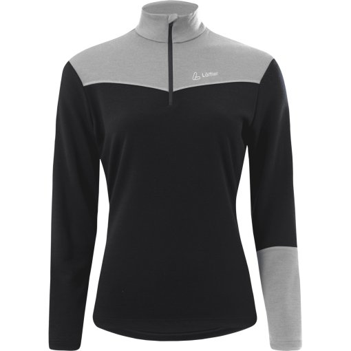 Produktbild von Löffler Coblo Midlayer Pullover Damen - schwarz 990