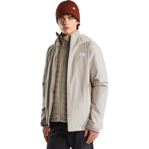 Photo produit de The North Face Carto Mono Triclimate Veste à capuche 3 en 1 pour hommes - Stone Slab