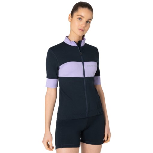 Foto de SUPER.NATURAL Maillot Mujer - Grava - Blueberry/Lavender
