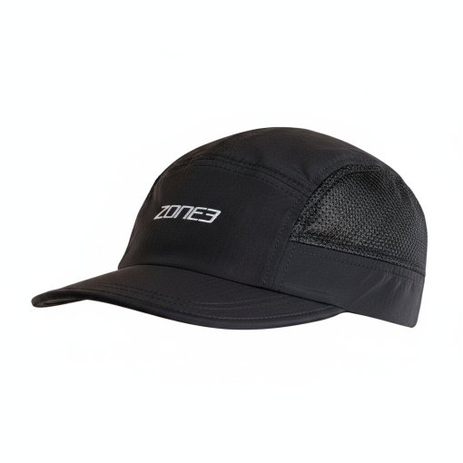 Picture of Zone3 5-Panel Mesh Running Cap - black