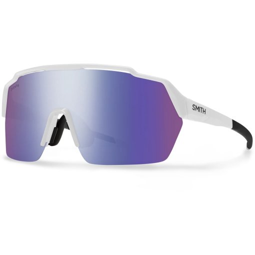 Picture of Smith Shift Split MAG ChromaPop Glasses - White / Violet Mirror + Clear