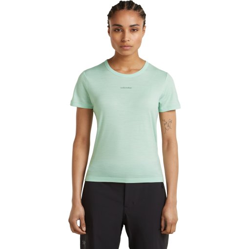 Foto de Icebreaker Merino 200 Tech Lite Crop Slim Camiseta Mujer - Mint