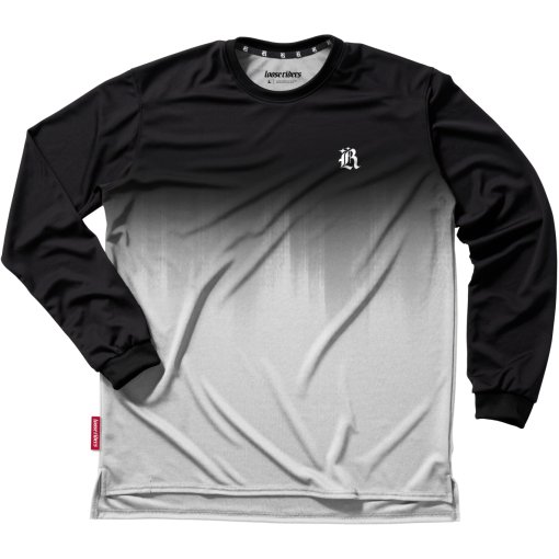 Productfoto van Loose Riders Tech Shirt met lange mouwen voor heren - Ess. Dipped White