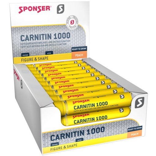 Foto de SPONSER Ampolla para Beber - L-Carnitin 1000 + Zinc + Magnesio - 30x25ml