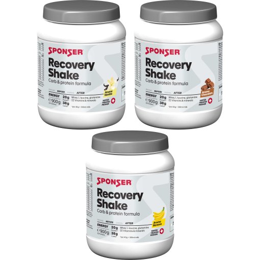 Foto de SPONSER Bebida de Proteína y Carbohidratos en Polvo - Recovery Shake - 900g