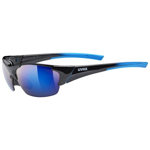 Foto de Uvex Gafas - blaze III - black blue/mirror blue + litemirror orange + clear